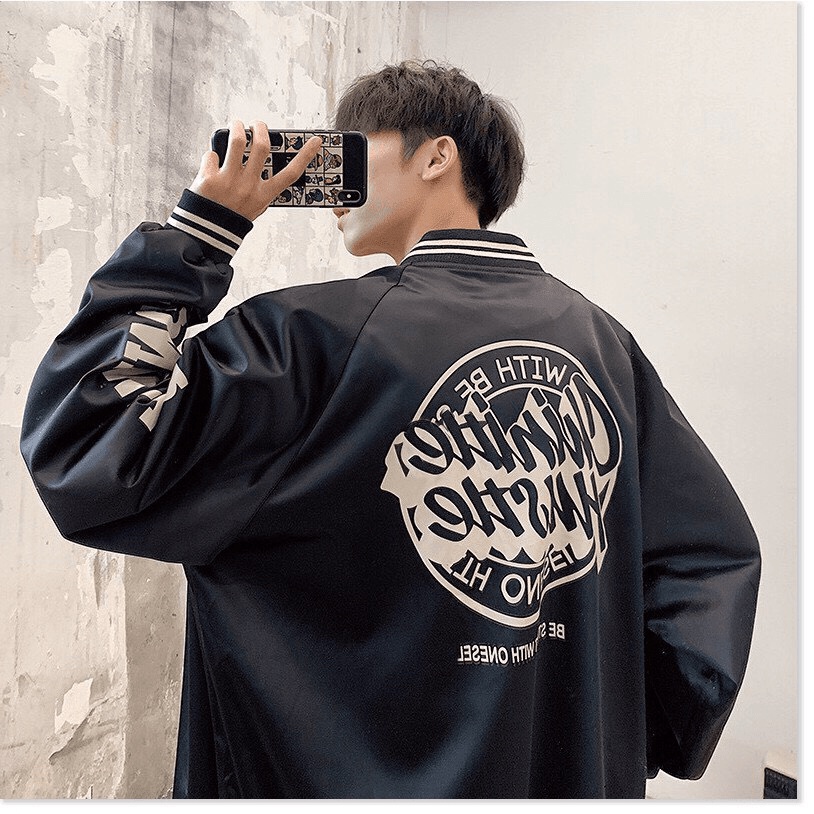 ÁO KHOÁC DÙ BOMBER PHONG CÁCH CỰC CHẤT NAM NỮ ĐỀU MẶC ĐƯỢC KME