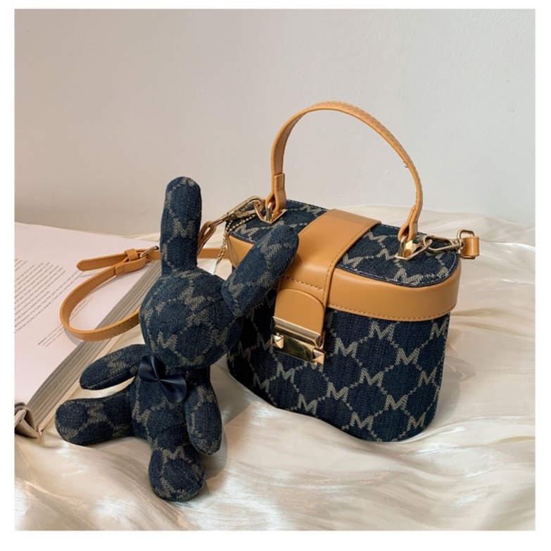 Túi trống nhiều màu kèm gấu