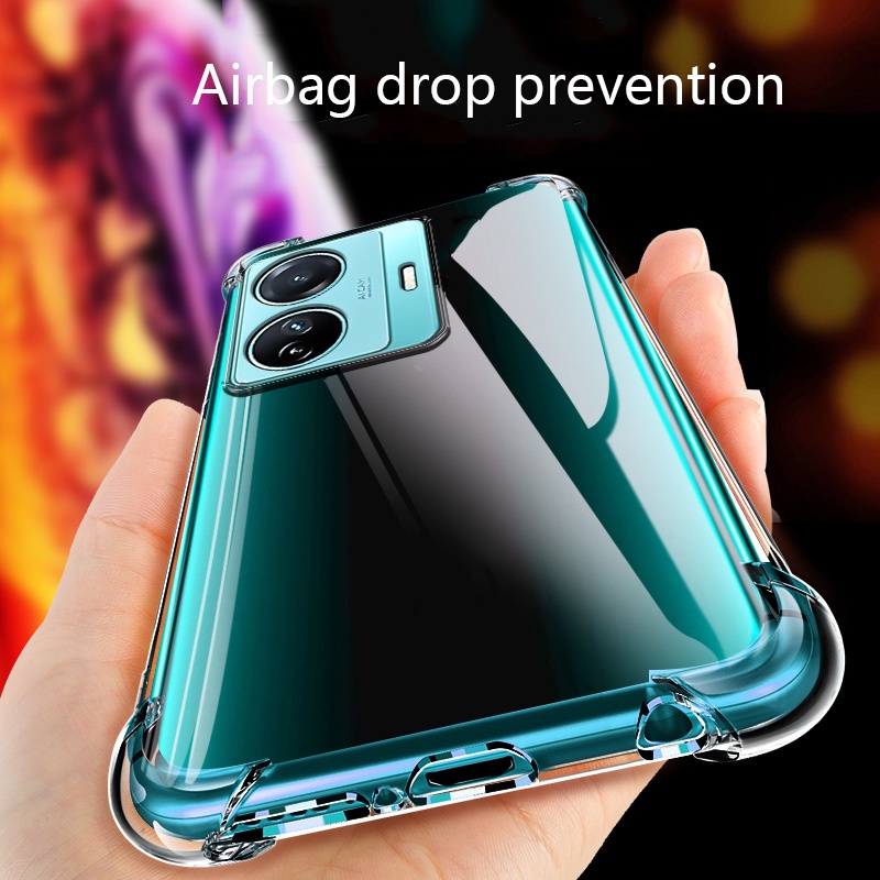 Ốp Điện Thoại TPU Silicon Trong Suốt Chống Sốc Chống Rơi Cho OPPO A17 A77s A77 5G A57 2022