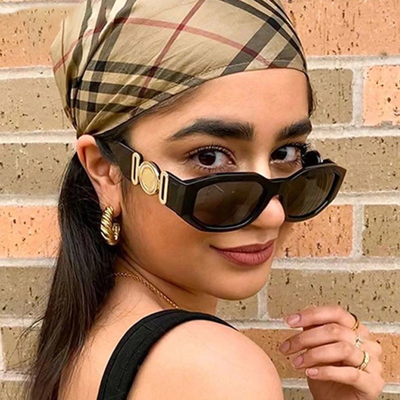 Kính mát hình bầu dục thời trang phương Tây cổ điển sành điệu cho nam nữ