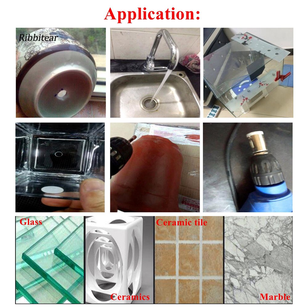 Bộ 20 Mũi Khoan Kính Đá Hoa Cương 3-50mm Chất Lượng Cao