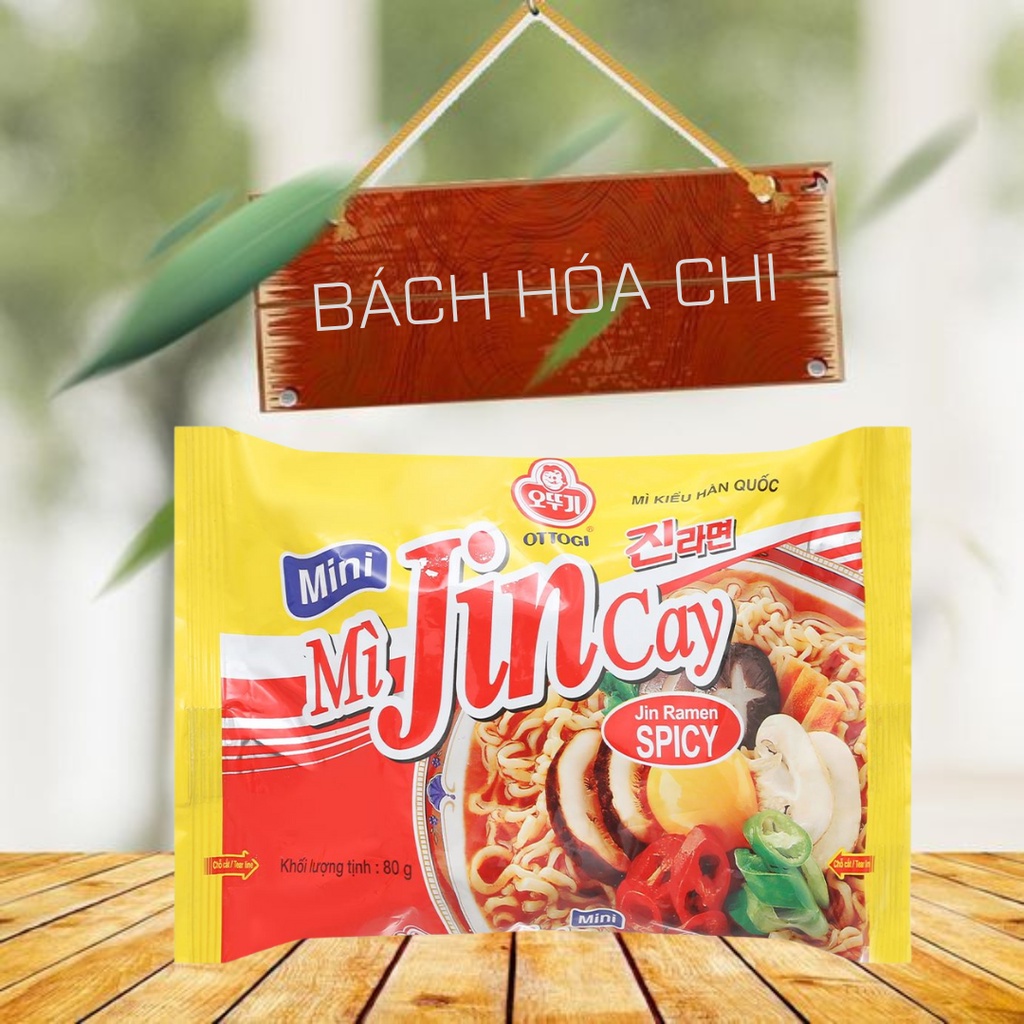 Lốc 4 gói Mì Jin cay Ottogi 80g