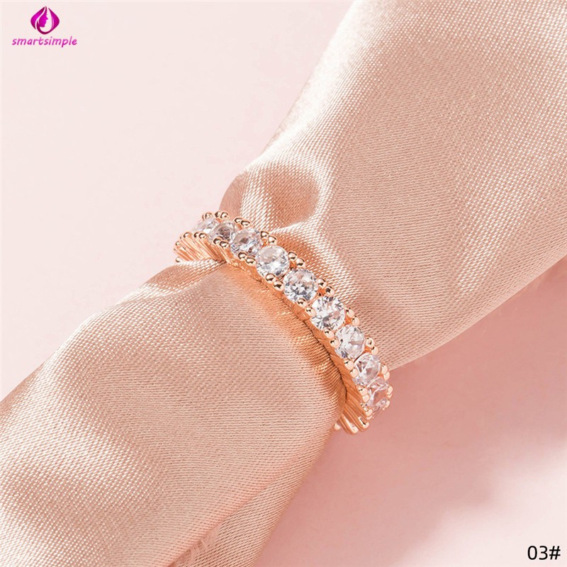 Nhẫn đính đá sang trọng thời trang cho nữ