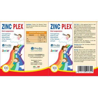 "Chính Hãng " ZinC Plex - Bổ sung kẽm, vitamin tổng hợp cho bé. Hỗ trợ tăng sức đề kháng ....