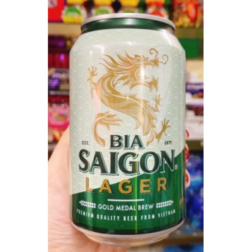 Bia Sài gòn Lager lon 330ml