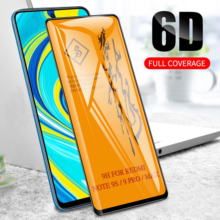 Kính cường lực Full màn 6D Xiaomi Mi 9T 10T 11T 12T 11 Lite Poco F2 F3 M3 M4 X3 X4 X5 Pro Redmi Note 7 8 9 9S 10 10S 11 11S 12 12S 9A 9C