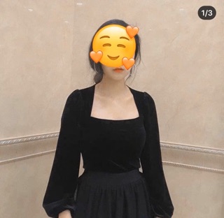 ÁO NHUNG CỔ VUÔNG
