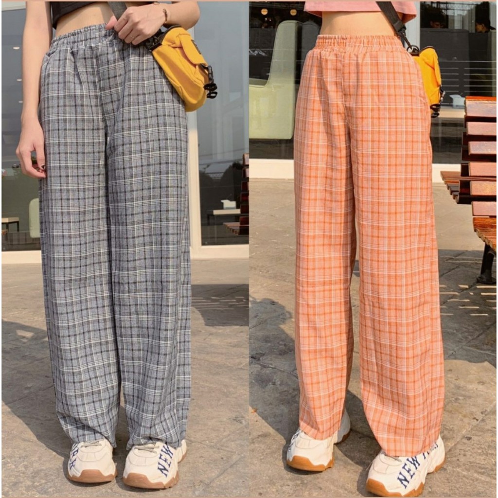 🆒 [ HOT ] Quần Kẻ Caro Dáng Rộng YAME Ulzzang Unisex (12 MÀU) - 𝙏𝙝𝙤𝙞𝙩𝙧𝙖𝙣𝙜𝙪𝙣𝙞𝙨𝙚𝙭_𝘽𝙤𝙢𝙗𝙚𝙧