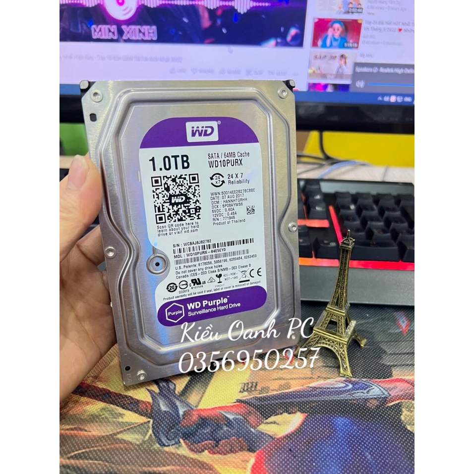 Ổ cứng HDD 1TB, 2TB, 3TB, 4TB, 6TB,...Hàng đẹp sức khoẻ GOOD 100% Giá Rẻ - Bảo hành 1 Tháng