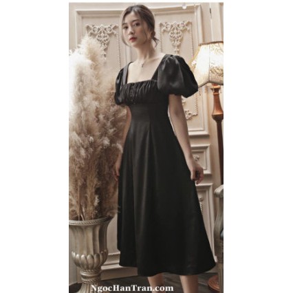 Đầm Váy Nữ Dự Tiệc Đầm Thiết Kế Dáng Xoè Hắc Dáng Xịn Xò Cao Cấp Thời Trang Dành Cho Nữ | BigBuy360 - bigbuy360.vn