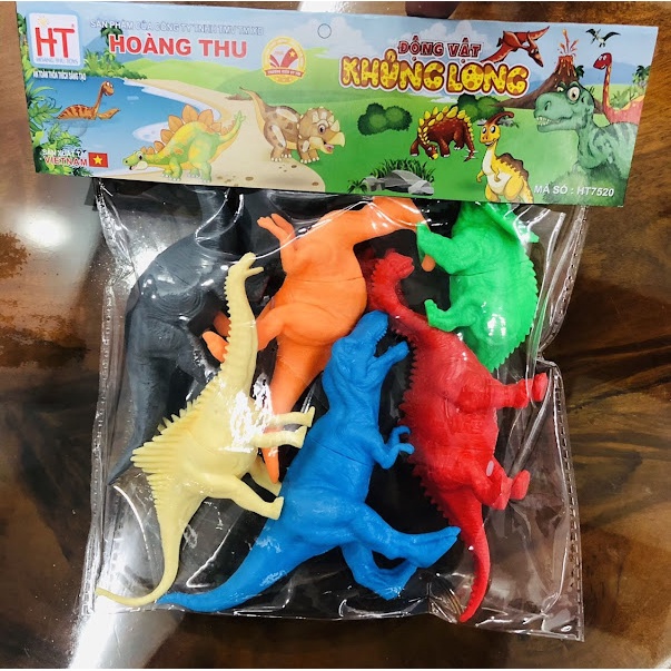 Đồ chơi túi khủng long nhựa