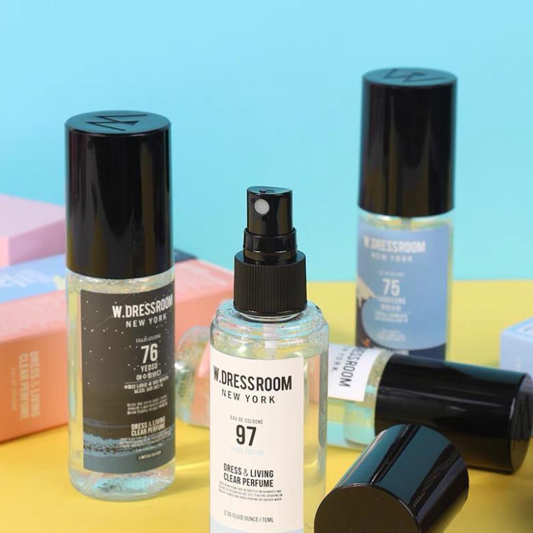 Nước hoa W DRESSROOM xịt khử mùi, xịt thơm quần áo, phòng ngủ...... 100% chính hãng Hàn Quốc mp