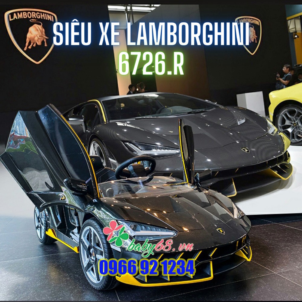 Ô tô điện cho bé bản quyền Lamborghini 6726.R