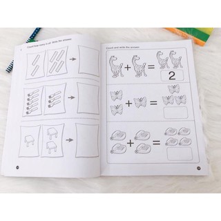 Combo đồ chơi 3c Preschool Maths Workbook 123
