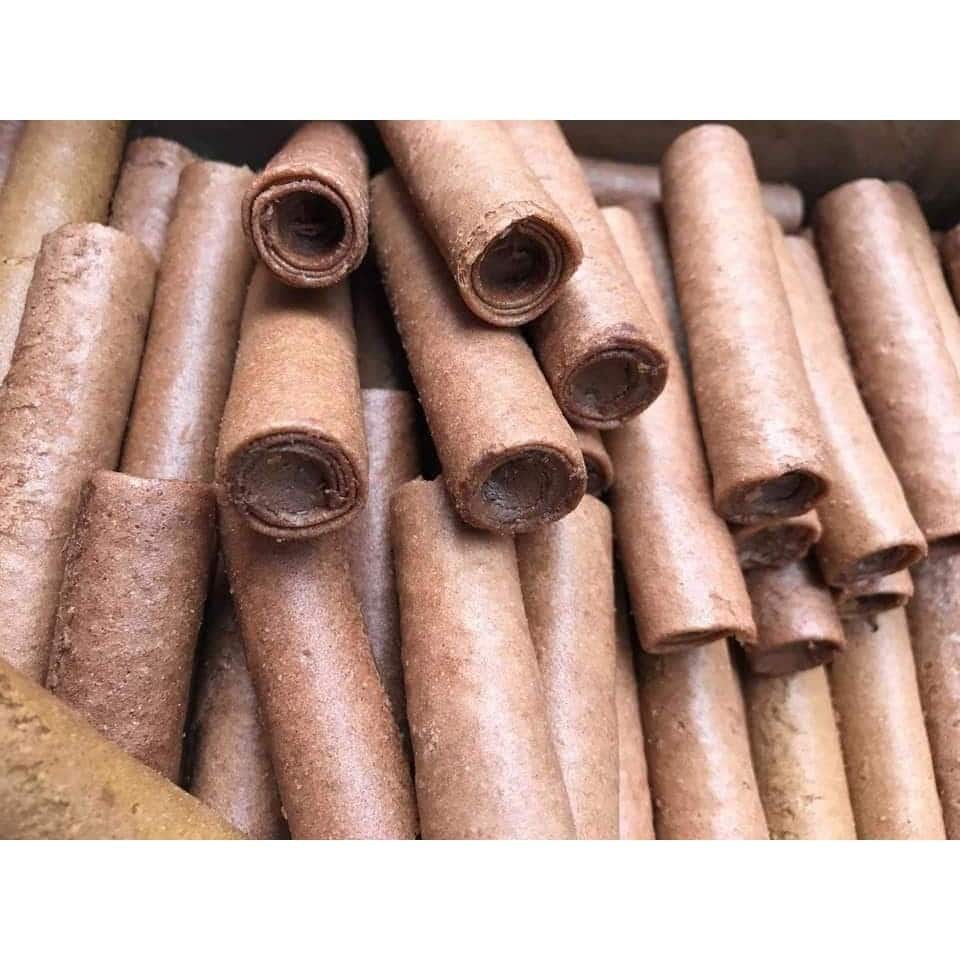 Bánh ống kem cacao siêu phẩm - giá sỉ- 250g / 500g