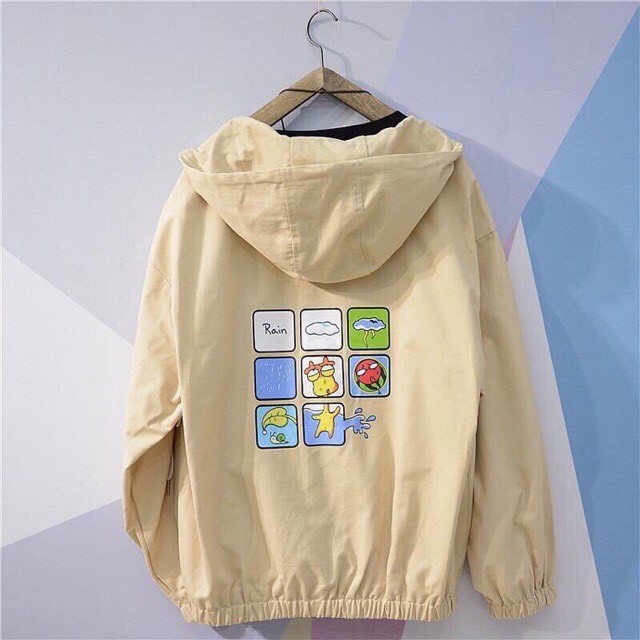 Áo khoác dù Chống Nắng 123SHOP dành cho nam nữ có mũ, jacket form rộng có 3 màu unisex ulzzang | BigBuy360 - bigbuy360.vn