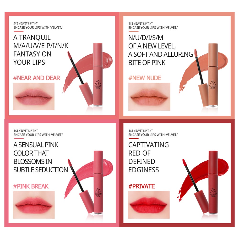 Son Kem 3ce Khối Lượng 4g Gồm 20 Màu Tùy Chọn