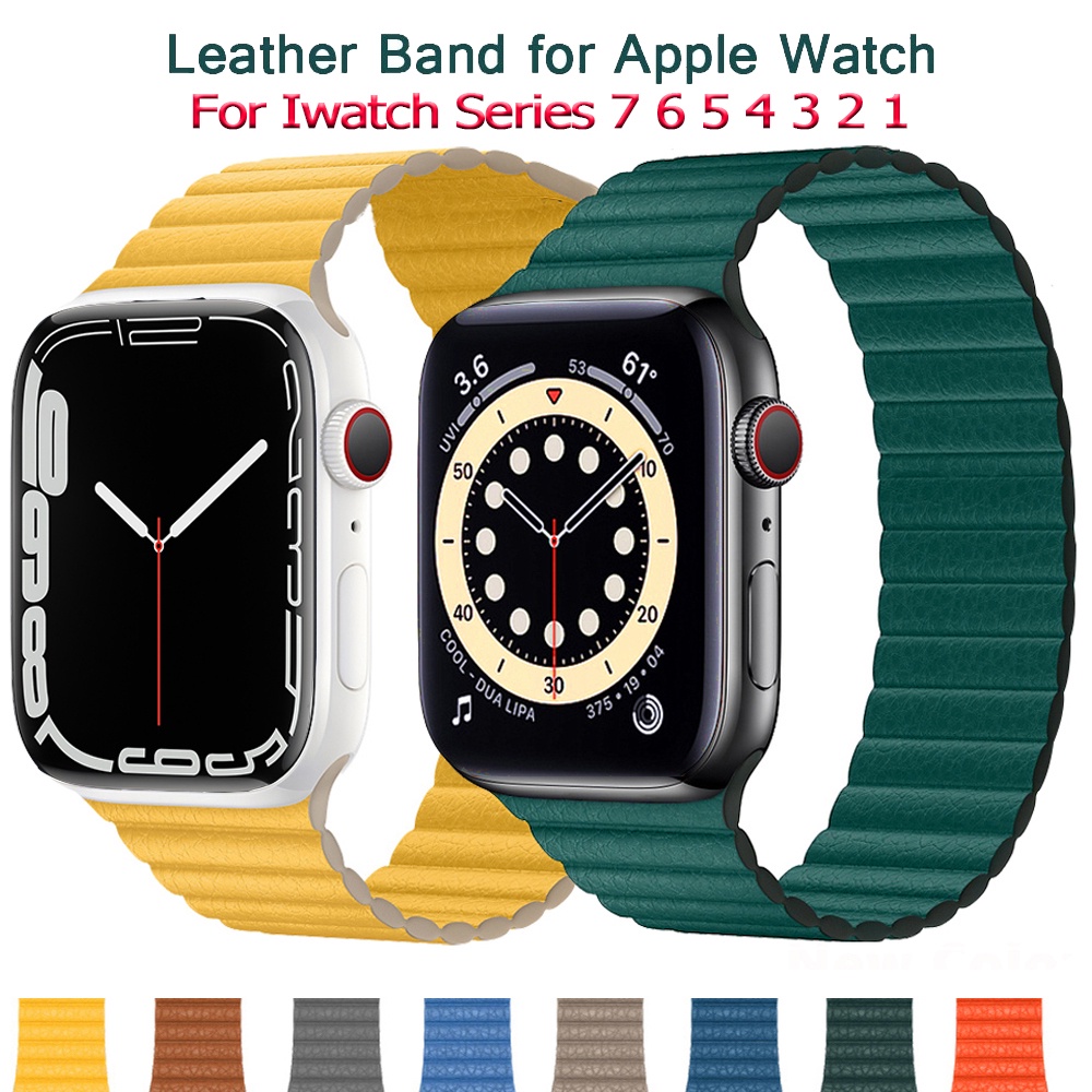 Dây Da Thay Thế Cho Đồng Hồ apple 44Mm 40mm