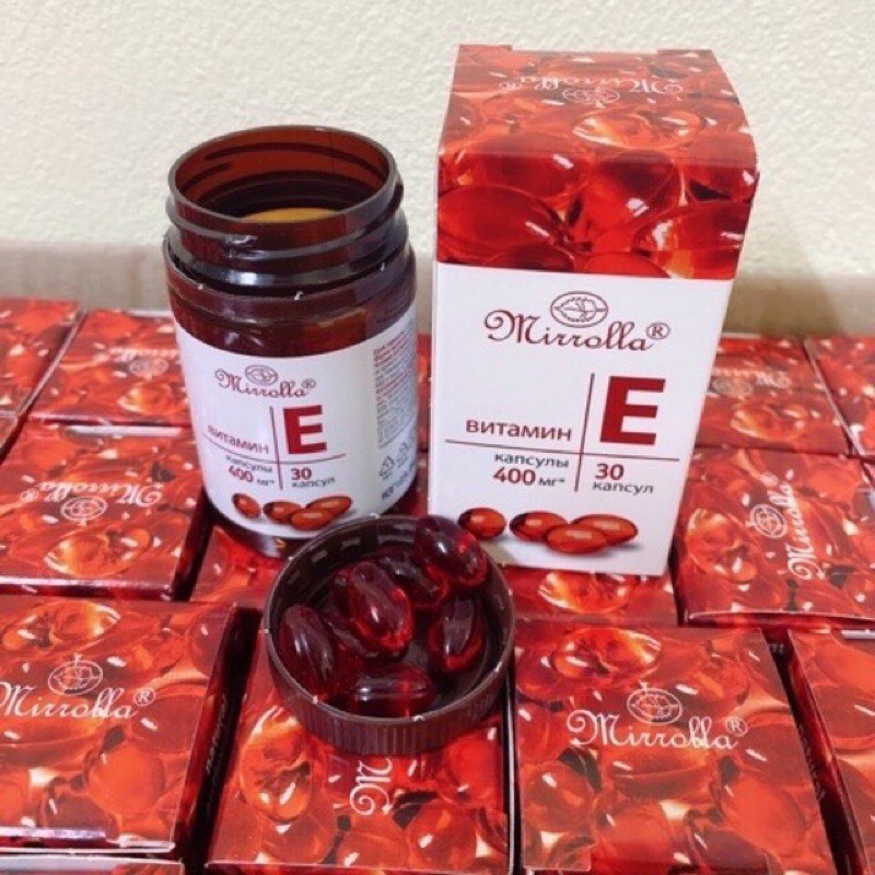 Vitamin E đỏ 400mg Mirrolla chuẩn Nga | BigBuy360 - bigbuy360.vn