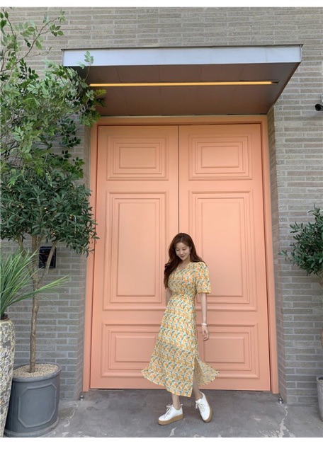 [ORDER 7-10D] VÁY MORAN MAXI HOA NHÍ XẺ SƯỜN | BigBuy360 - bigbuy360.vn