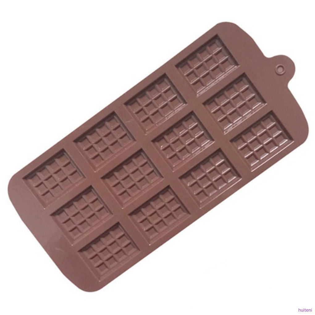Khuôn Làm Silicon 12 Ngăn Hình Chữ Nhật
