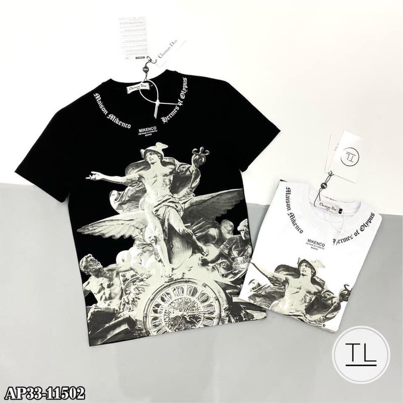 Áo thun tay lỡ mikenco lực sĩ đông hồ oversize unisex from Nam Nữ conton