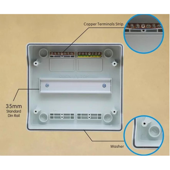 Tủ điện kín nước GDB IP66 9 Way