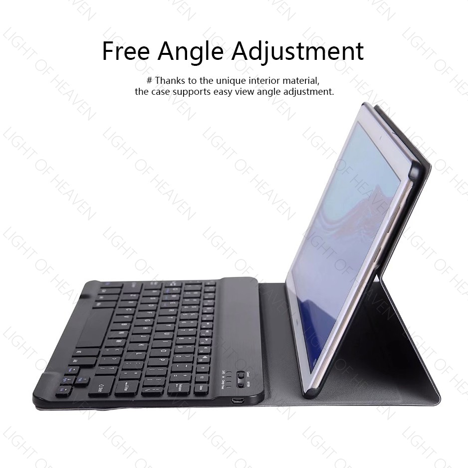 Bao Da Kèm Bàn Phím Bluetooth Cho Huawei Mediapad T5 M5 M6 Lite Honor Pad 5 10.1 V6 10.4 Matepad Pro 10.4 10.8 5g Ốp