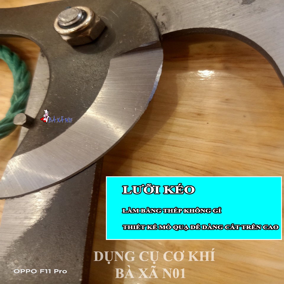 Đầu kéo cắt cành cây trên cao,tỉa cây cảnh,hái quả chuyên dụng hàng tốt