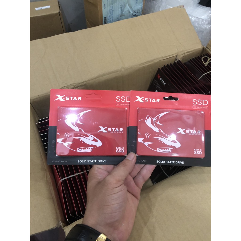 [Mã 255ELSALE giảm 7% đơn 300K] Ổ cứng SSD Xstar 120GB SATA3 Drive 2.5 Inch Sequential Read 550MB/s-Red bảo 1 đổi 1