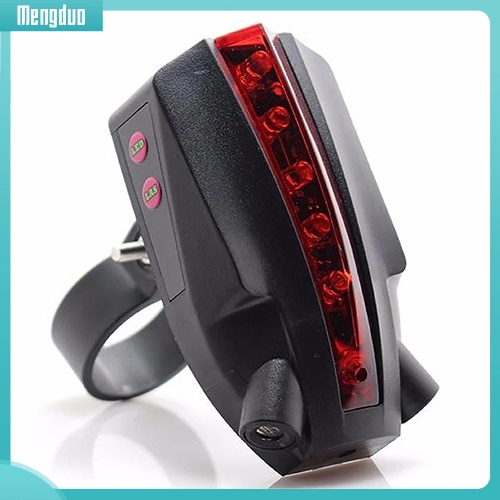 Đèn đuôi xe đạp laser 5 LED cảnh báo xi nhan chuyên dụng