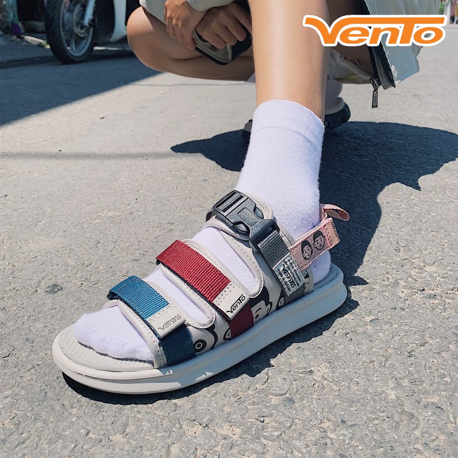 Giày Sandal Vento Nữ SD-NB80 3 Màu Ghi Xanh