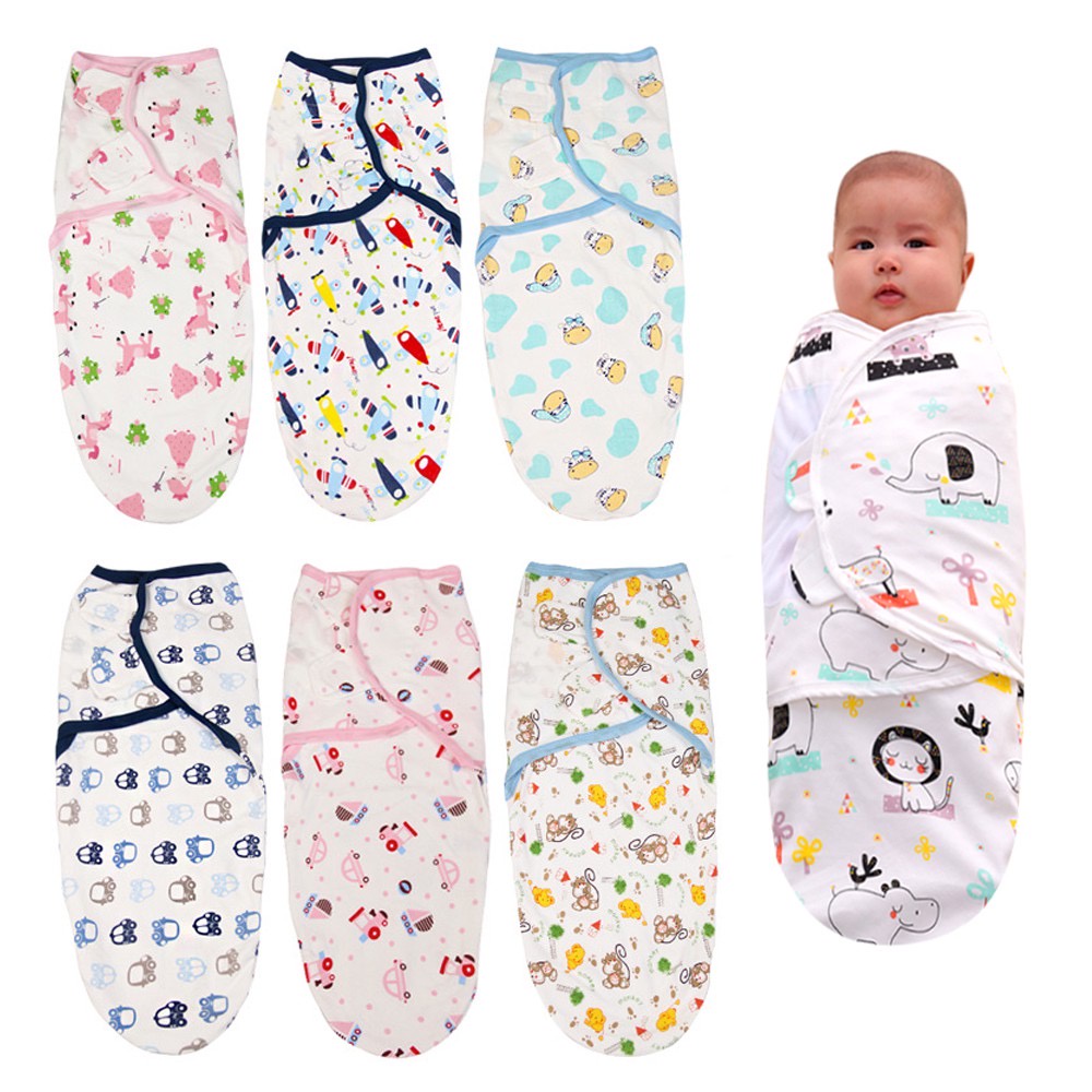 Chăn quấn ủ kén cotton mềm mại cho bé