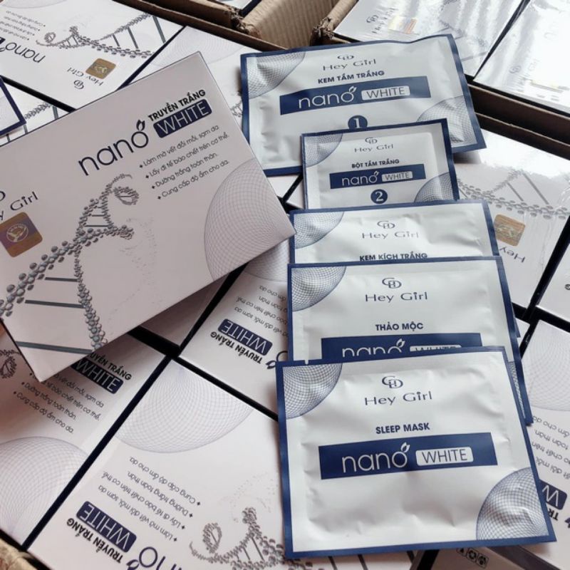 Tắm Trắng nano white từ thiên nhiên- Trắng không hồi tone chuẩn spa