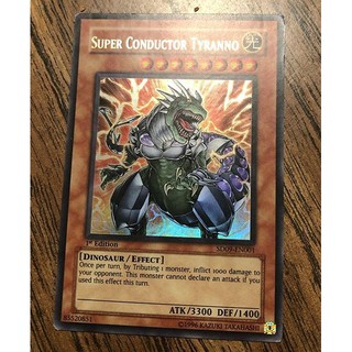 Bài Yugioh - Super Conductor Tyranno (Ultra Rare)
