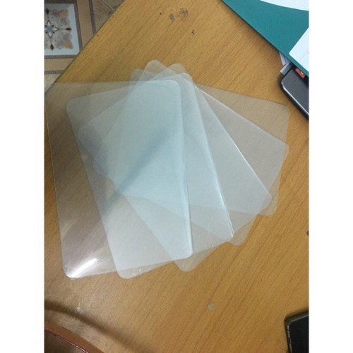 Tấm nhựa pvc nhiều kích cỡ, tấm film nhựa trong suốt  A3, A4, A5, A6. Dùng kèm kẹp wobbler hoặc khung bảng giá
