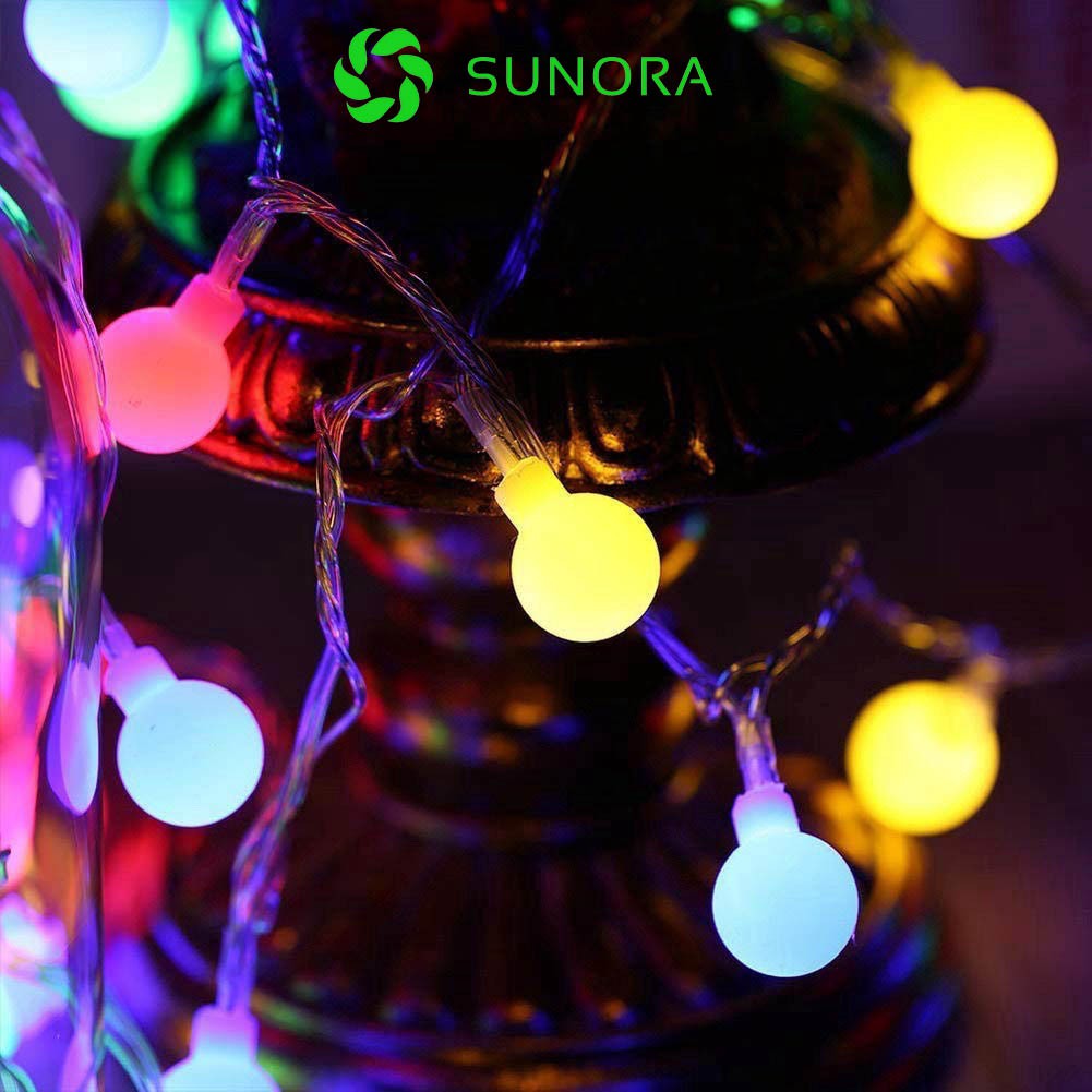 Dây Đèn Led Trang Trí Bóng Tròn Cherry Ball Cắm USB, Dùng Pin