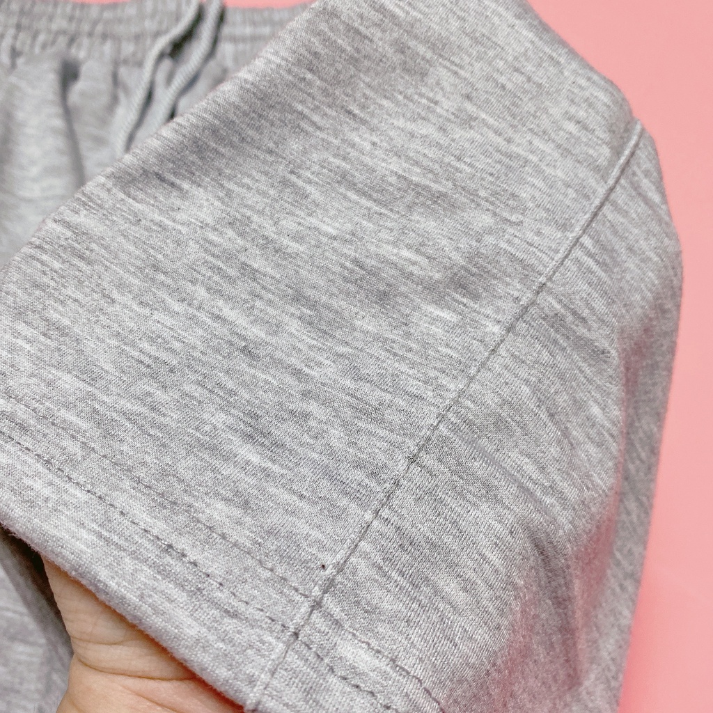 Quần short HY KOREA trơn basic unisex dành cho cả nam nữ