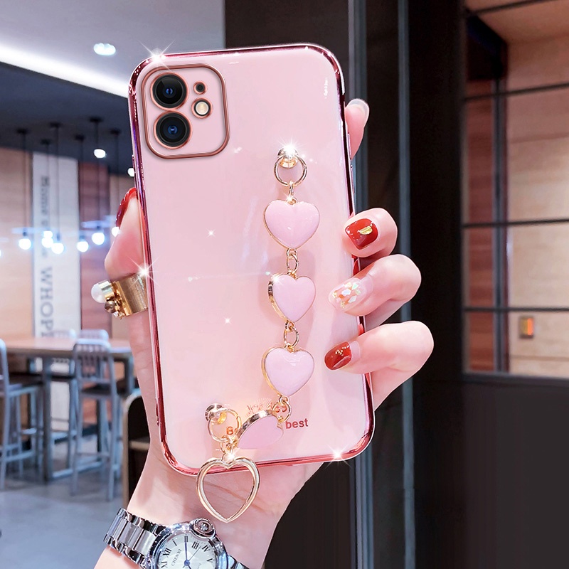 Ốp lưng iphone 11 pro max 11 pro Ốp Điện Thoại Silicon Mềm Có Dây Đeo Tay Cho iphone 11 pro max 11 pro