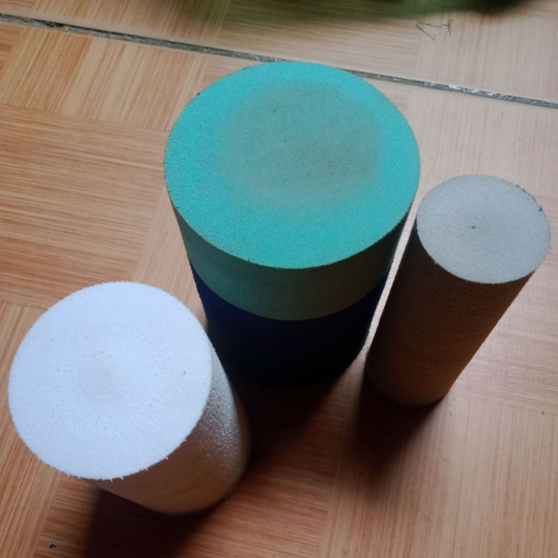 Trụ lu xốp,trục mút tròn dán giấy nhám,giấy ráp đánh bóng gỗ…