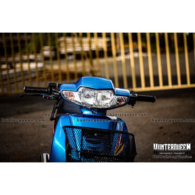 Tem rời dán xe WAVE 110 đen xanh. Chất keo bền đẹp không bay màu