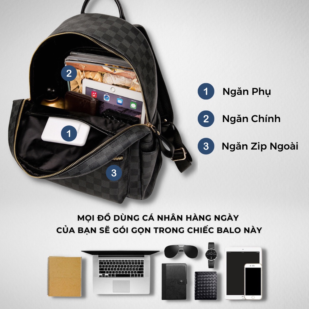 Balo da nam nữ thời trang cao cấp phong cách Hàn Quốc.