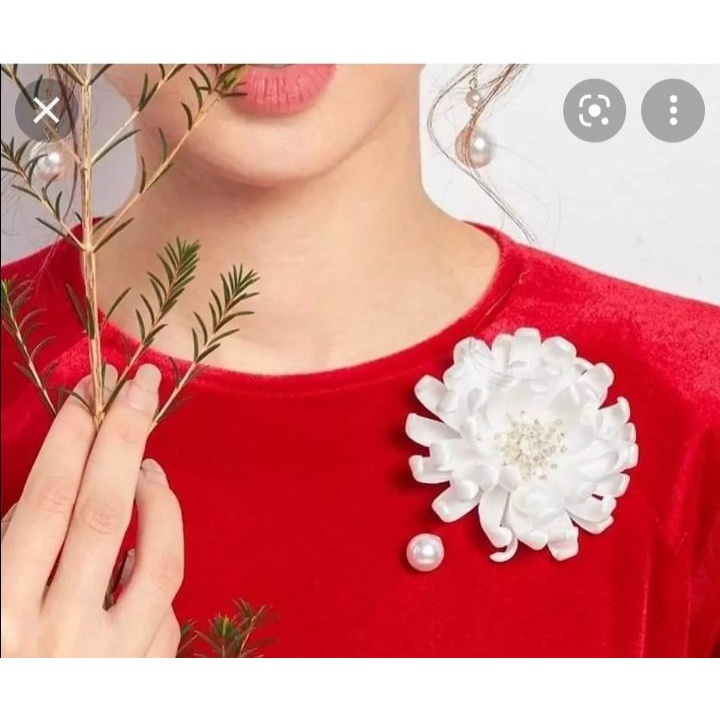 HOA CÀI ÁO DÀI HANDMADE cao cấp