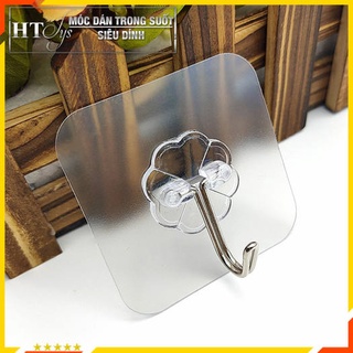 Móc Dán Tường Treo Đồ Trong Suốt - Móc Dính Cường Lực Thần Thánh Siêu Dính Đa Năng | MTS