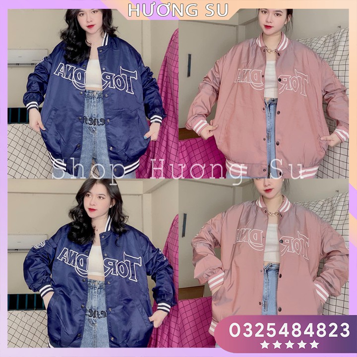 Bomber viền tay in rot Hương Su - PVN2383