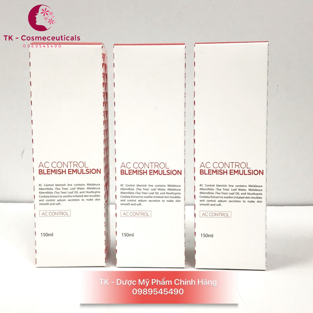 Serum Goodndoc AC Control Blemish Emulsion Giúp Cân Bằng Da, Tái Tạo Da - 150ml