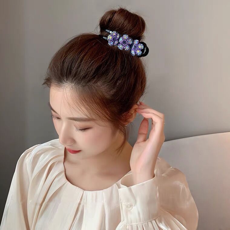 Kẹp tóc Haimeikang đính pha lê thời trang cho nữ