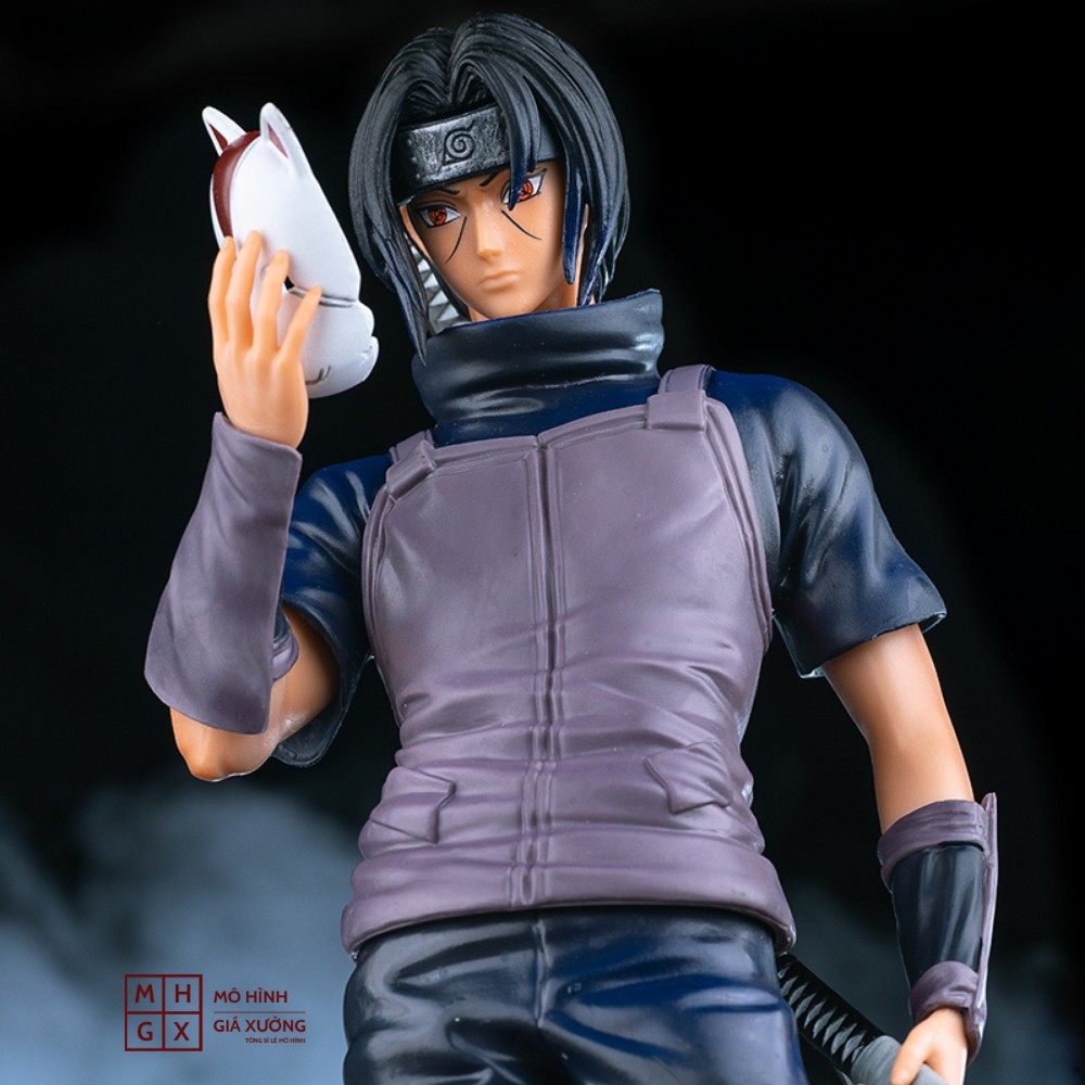 Mô hình Naruto ITACHI Akatsuki đeo mặt nạ hàng chất lượng cao 27cm  figure mô hình naruto , mô hình giá xưởng