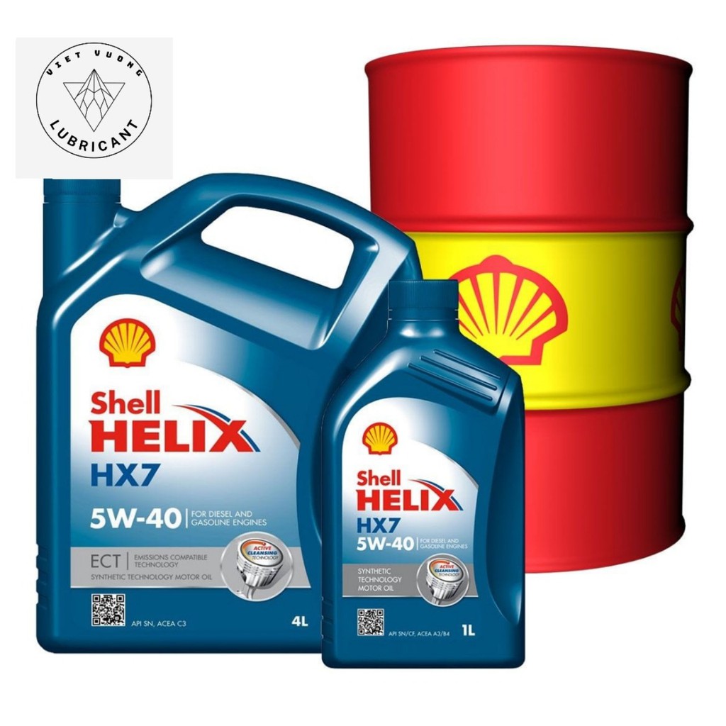 Dầu ô tô cao cấp cho cả động cơ xăng và động cơ diesel HELIX HX7 5W30 5W40 10w40