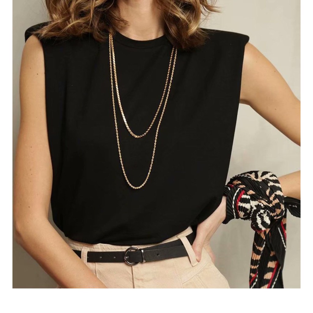 Áo Sát Nách Độn Vai Phong Cách | BigBuy360 - bigbuy360.vn